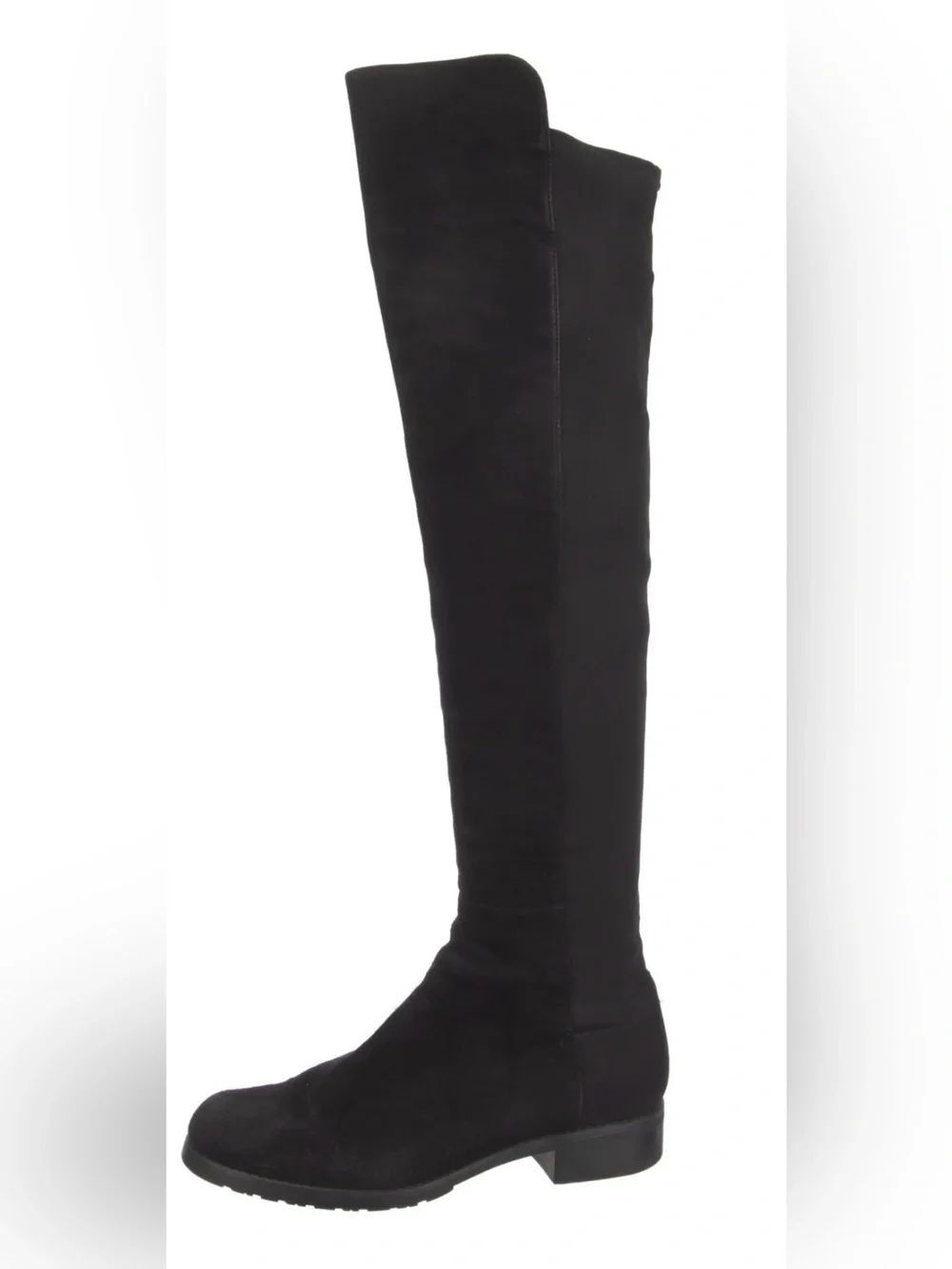 Stuart Weitzman Black Over-the-Knee Stretch Boot 7.5 M